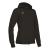 Lyre Full Zip Hooded Jacket W BLK M Hettejakke i bomullsmiks til dame 