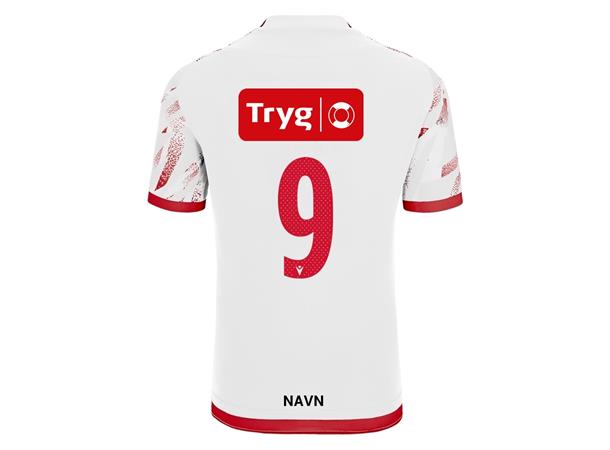 Tryg Forsikring Themis Spillerdrakt hvit/rød 