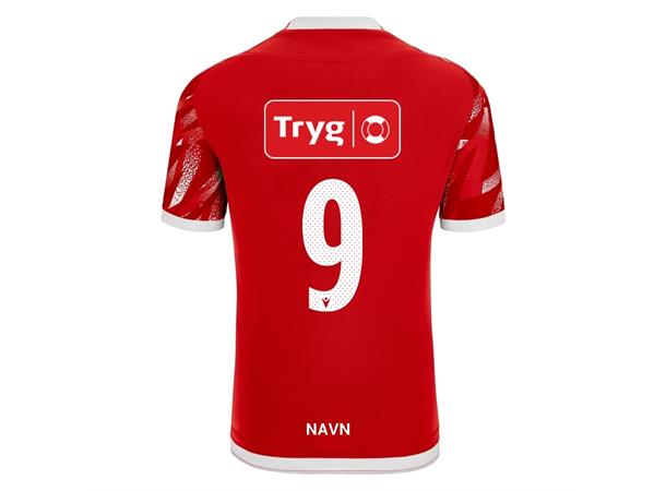 Tryg Forsikring Themis Spillerdrakt rød/hvit 