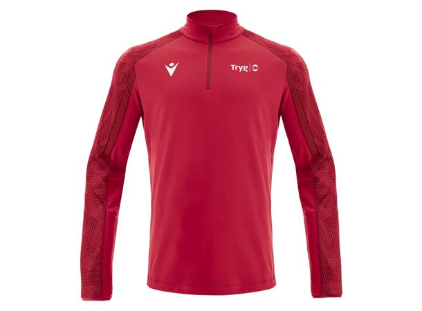 Tryg Forsikring Naryn 1/4 zip treningsgenser rød 