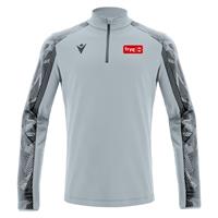 Tryg Forsikring Naryn 1/4 zip treningsgenser silver